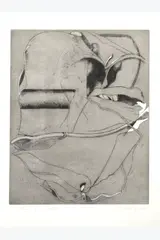 La tâche by Hervé Télémaque, 1984, Lithographie en noir et blanc sur papier, sold Sep 2026