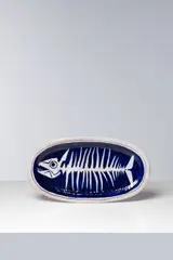 Plateau décoratif by Guerrino Tramonti, Terre cuite émaillée, sold Sep 2026