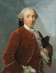 Portrait von Beat Rudolf Fischer, von Reichenbach, 1763 by Johann Nikolaus Grooth, oil on canvas, sold Mar 2016