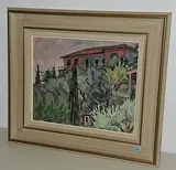 San Lorenzo", 1964 by Conrad Meili, oil on board, sold Mar 2016