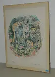 Siebenschläfernest by Fritz Hug, 1972, color lithograph, sold Mar 2016