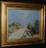 Landschaften mit Karren by Gino Romiti, 1928, oil on canvas, sold Dec 2015