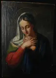 Maria aus der Verkündigungsszene by Alois Martin Stadler, 1817, oil on canvas, offered Dec 2015