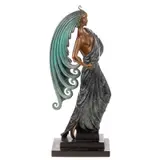 Untitled by Erté, bronze figure, sold Dec 2024
