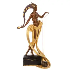 Untitled by Erté, bronze figure, sold Dec 2024
