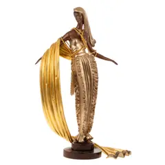 Untitled by Erté, bronze figure, sold Dec 2024
