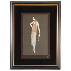 Untitled by Romaine de Tirtoff, 1990, serigraph, sold Dec 2024