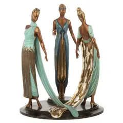 Untitled by Erté, bronze figure, sold Dec 2024
