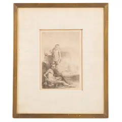Untitled by Rembrandt Harmensz van Rijn, Etching on paper, sold Dec 2024