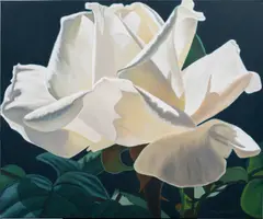 White Rose by James McGulpin, 2000, oil on canvas, sold Jan 2024