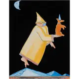Sugar Waited for his Birthday Cake by Martin LaBorde, 1997, oil on canvas, sold Jan 2024