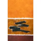 The Sign II 2000 by Hermann Alfred Sigg, 2001, acrylic on canvas, sold Jan 2024