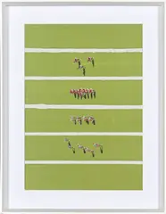 Getting Griddy Exhibition Poster by Werner Bronkhorst, giclée print, sold Mar 2026