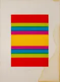 Paralax XIX by Barry Nelson, 1981, Etching and Aquatint in Colors, sold Apr 2025