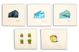 Five Surrealist Compositions by Elfi Schuselka, Serigraph, sold Apr 2025