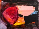 Abstract Composition by Domenick Capbianco, Acrylic on Panel, sold Apr 2025