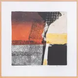 Square Descending by Eillen Hill, Screenprint in Colors, sold Apr 2025