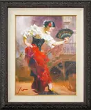 Portrait of a Woman by Pino Daeni, Giclee in Colors on Canvas, sold Apr 2025