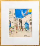Untitled by Mary Jo Schwalbach, 1972, Watercolor on Paper, sold Apr 2025