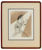 Elvis Presley by Al Hirschfeld, Etching and Aquatint, sold Apr 2025