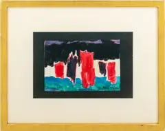 Abstract Composition by Willard MacGregor, 1987, Watercolor on Paper, sold Apr 2025