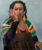 Portrait of a Woman by Penny Purpura, Oil on Canvas, sold Apr 2025