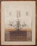 Le Retour a la Terre" [Return of the Earth] by Georges Dussau, Etching in Colors on Embossed Paper, sold Apr 2025