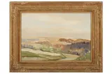 Untitled by David Fulton, oil on board, offered Jun 2022