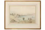 Untitled by William Langley, watercolour, offered Jun 2022