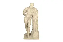 A farnese hercules sculpture by Pure White Lines, sculpture, offered Jun 2022
