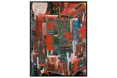 Untitled by Simon Ling, oil on canvas, offered Jun 2022