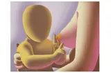 Untitled by Mark Kostabi, oil on canvas, offered Jun 2022