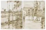 Untitled by Matthew Usmar Lauder, acrylic on canvas, offered Jun 2022