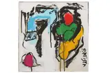 Untitled by Helder Batista, oil on canvas, offered Jun 2022