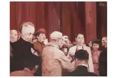 Untitled by Xiao Bo, acrylic on canvas, offered Jun 2022