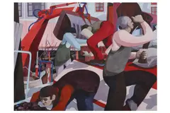 Untitled by George Large, watercolour, offered Jun 2022