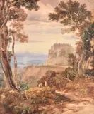 View of Stirling Castle Watercolour 71.5 x 60cm (28 x 23½ in.) by Anthony Vandyke Copley-Fielding, Watercolour, offered Jul 2019