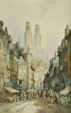 Orleans Watercolour Signed lower left 48 x 32cm (18¾ x 12½ in.) Provenance: Edward L by Charles James Keats, Watercolour, offered Jul 2019