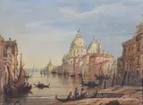 Santa Maria Della Salute Watercolour Signed lower right 16 x 22cm (6¼ x 8½ in.) Provenance: Sale, Woolley and Wallis, Nolte Collection, Lot 291 by Henry Courtney Selous, Watercolour, sold Jul 2019