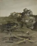 The Shipyard, Rye Watercolour and pencil Signed lower right 46 x 62cm (18 x 24¼ in.) by William Leendert Bruckman, Watercolour and pencil, offered Jul 2019