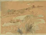 Cleeve Hill, Gloucestershire Pencil and watercolour 18.5 x 25cm (7¼ x 9¾ in.) Executed 1939-1942.Provenance: Blond Fine Art Ltd., London Mrs W by Paul Nash, Pencil and watercolour, sold Jul 2019