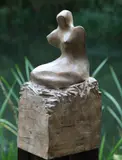 Kneeling Figure Bronze Signed and numbered 1 from an edition of 9 50cm high, 25cm wide, 20cm deep On view at: The Sculpture Park by Alex Davies, Bronze, offered Jul 2019
