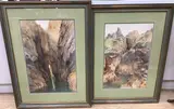 A sheltered cove (Sark) by Ethel Sophia Cheesewright, watercolour, sold Jul 2021