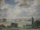 The Valley of The Box, September by David Birch, oil on board, sold Jul 2021