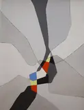Electric Form by Elizabeth Goudge, oil on board, sold Jul 2021