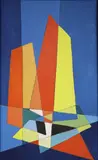 Untitled by Elizabeth Goudge, oil on canvas, sold Jul 2021