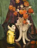British, A still life of mixed objects by Percy Rendall, oil on panel, sold Aug 2022