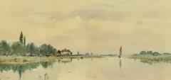 Near Yarmouth by Robert W. Fraser, watercolour, offered Aug 2022