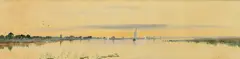 Wroxham by Robert W. Fraser, watercolour, offered Aug 2022