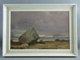 Untitled by Robert Jones, oil on canvas, sold Aug 2017